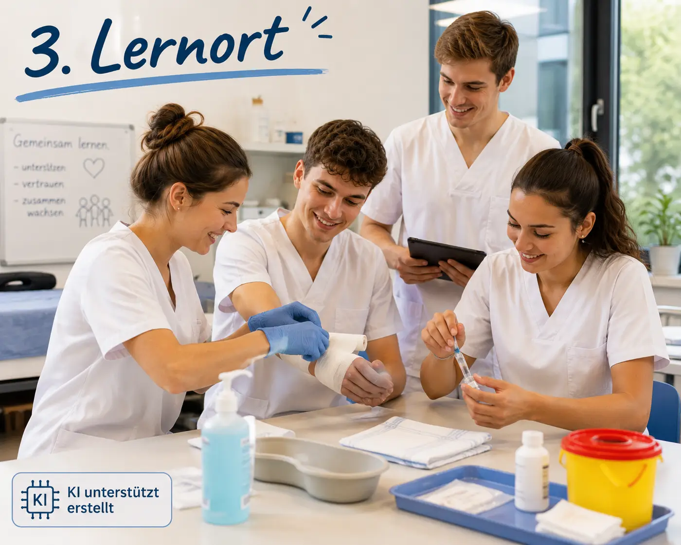 3. Lernort: Vorbereitung 1. Praxisbesuch - Schwerpunkt Grundpflege+Hygiene